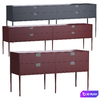 Maxalto Alcor Consoles / Console B&amp;B Italia 3D Model Corona