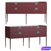 Maxalto Alcor Consoles / Console B&amp;B Italia 3D Model Corona