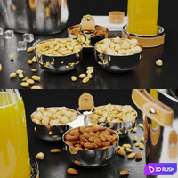 Ralph Lauren Wyatt bar decor collection 3D Model Corona