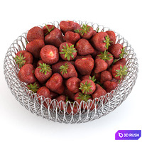 Strawberry 3D Model Vray, Corona