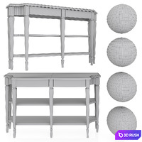 Dantone Home Drezden console 3D Model Corona