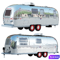 Air'spresso coffee  food trailer 3D Model Vray