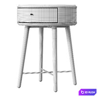 Paula bedside table or console 3D Model Corona