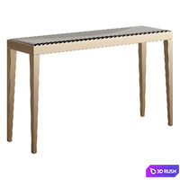 Fendi Dedalo 2022 Metal Console 3D Model Vray, Corona