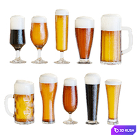 Food Set 07 / Beer Collection 01 3D Model Vray