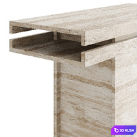 Trani Console by Stéphane Parmentier 3D Model Corona