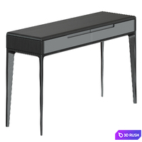 Console Spazio Brg2113 Dark Oak 3D Model Corona