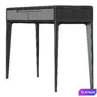 Console Spazio Brg2113 Dark Oak 3D Model Corona