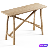 Zara Home - The console is made of recycled wood 3D Model Vray