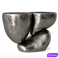 Side table TRES BLACK by Mauro Mori / Circa 3D Model Corona