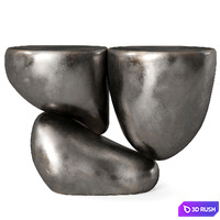 Side table TRES BLACK by Mauro Mori / Circa 3D Model Corona