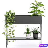 Console Consuela for flowers | La redoute 3D Model Vray, Corona
