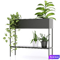 Console Consuela for flowers | La redoute 3D Model Vray, Corona