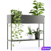 Console Consuela for flowers | La redoute 3D Model Vray, Corona
