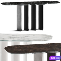 Bonaldo Geometric Console Tables 3D Model Vray, Corona