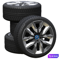 BMW wheels 3D Model Corona