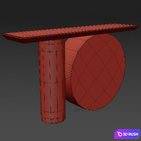 Citi Console by Corner Design 3D Model Corona