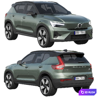 VOLVO XC40 Recharge 2023 3D Model Corona