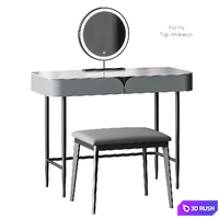 Vanity dressing table Homary 3D Model Corona