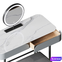 Vanity dressing table Homary 3D Model Corona