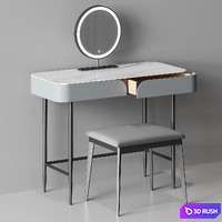 Vanity dressing table Homary 3D Model Corona