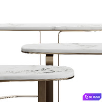 Constellation Marble Console LuxLucia Casa 3D Model Vray, Corona