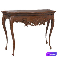 Üooden classic console table 3D Model Corona