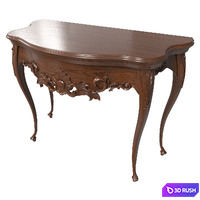 Üooden classic console table 3D Model Corona