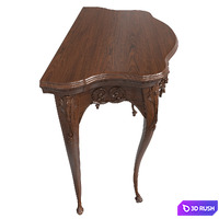 Üooden classic console table 3D Model Corona