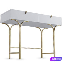 Sunpan Celine Console Table 3D Model Vray, Corona