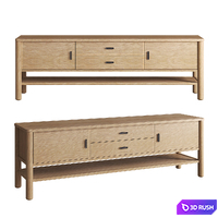 Hargrove Media Console 3D Model Corona
