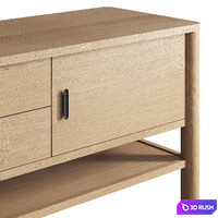 Hargrove Media Console 3D Model Corona
