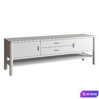 Hargrove Media Console 3D Model Corona