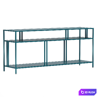 Profile Media Console by West Elm 3D Model Vray, Corona