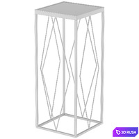 Console made of metal and marble 3D Model Vray, Corona