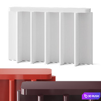 Portego Spina Table 3D Model Vray, Corona