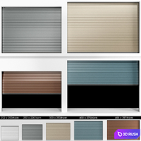Gates for garage or warehouse 3D Model