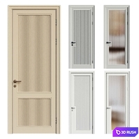 Interior door 013 3D Model Vray, Corona