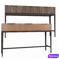 Dantone Home Metropolitan console set 2 3D Model Vray, Corona