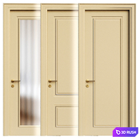 Interior door 016 3D Model Vray, Corona