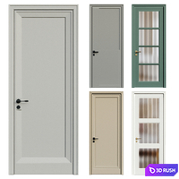 Interior door 019 3D Model Vray, Corona