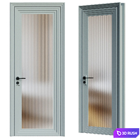 Interior door 019 3D Model Vray, Corona