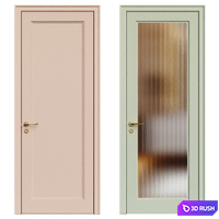 Interior door 019 3D Model Vray, Corona