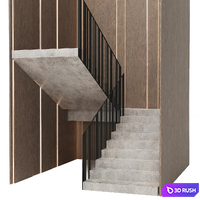Staircase 2 3D Model Corona