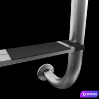 Pool ladders 3D Model Vray, Corona