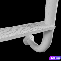 Pool ladders 3D Model Vray, Corona