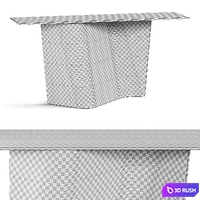 Reflex Esse Console Tables 3D Model Vray, Corona
