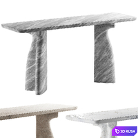 377 Collection Particulière CHESS console table by Mathieu Delacroix 3D Model Vray, Corona