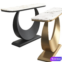 Rectangular Console Table 3D Model Vray