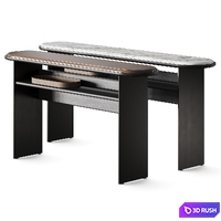 Gallotti &amp; Radice Sensei Console Table 3D Model Vray, Corona